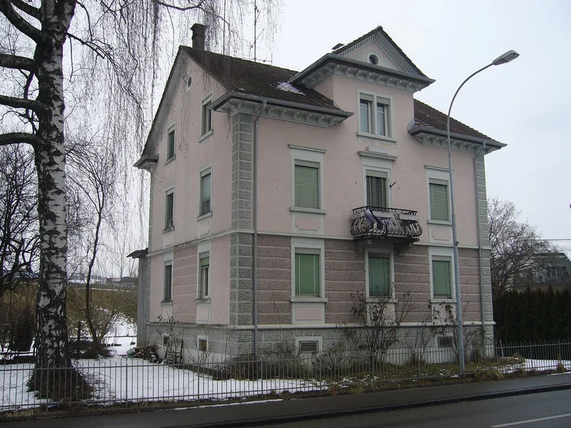 Pink house — Usterstrasse, Wetzikon, Wetzikon (ZH)
